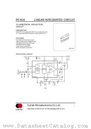 PC1031 datasheet pdf Contek Microelectronics