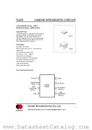 TL072AC datasheet pdf Contek Microelectronics