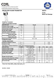 2N2270 datasheet pdf Continental Device India Limited