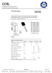 2N4403 datasheet pdf Continental Device India Limited