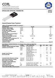 2N4923 datasheet pdf Continental Device India Limited