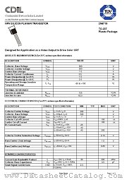 2N6719 datasheet pdf Continental Device India Limited