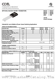 BD234 datasheet pdf Continental Device India Limited