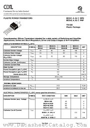BD242 datasheet pdf Continental Device India Limited