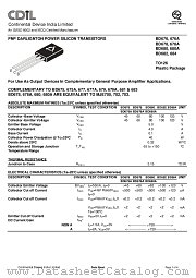 BD676A datasheet pdf Continental Device India Limited