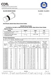 CLL5250A datasheet pdf Continental Device India Limited