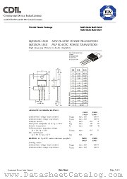 MJE15030 datasheet pdf Continental Device India Limited