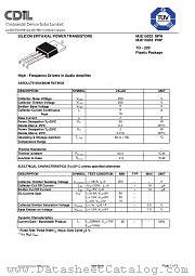 MJE15032 datasheet pdf Continental Device India Limited