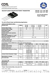 TIP141F datasheet pdf Continental Device India Limited