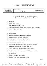 K2010B datasheet pdf Cosmo Electronics