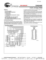 CY62148VL-70ZI datasheet pdf Cypress