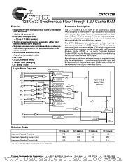 CY7C1338-100AC datasheet pdf Cypress