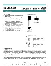 DS1818R-5_T_R datasheet pdf Dallas Semiconductor