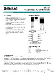 DS1821S datasheet pdf Dallas Semiconductor