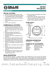 DS1904L-F5 datasheet pdf Dallas Semiconductor