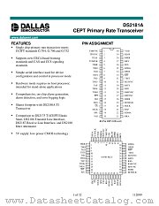 DS2181AN datasheet pdf Dallas Semiconductor