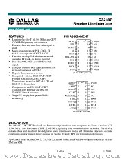 DS2187S datasheet pdf Dallas Semiconductor