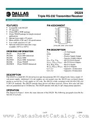 DS229S_T_R datasheet pdf Dallas Semiconductor