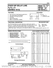 1513-20A datasheet pdf Data Delay Devices Inc