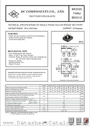 BR2501 datasheet pdf DC Components