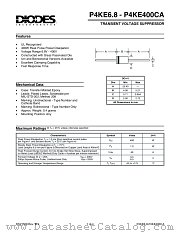 P4KE170C datasheet pdf Diodes