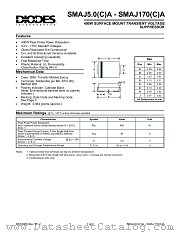 SMAJ160(C)A datasheet pdf Diodes