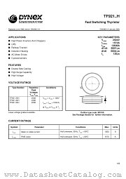 TF92125H datasheet pdf Dynex Semiconductor