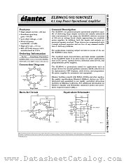 ELH0041G_883B datasheet pdf Elantec Semiconductor