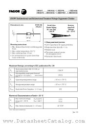 1.5KE440C datasheet pdf Fagor