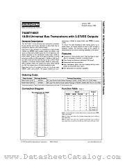 74ABT16501CCW datasheet pdf Fairchild Semiconductor