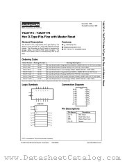 74AC174CW datasheet pdf Fairchild Semiconductor
