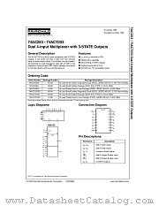 74AC253CW datasheet pdf Fairchild Semiconductor