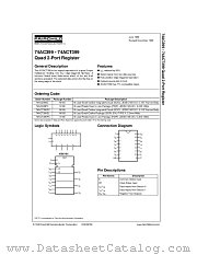 74AC399CW datasheet pdf Fairchild Semiconductor