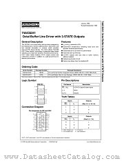 74ACQ241CW datasheet pdf Fairchild Semiconductor