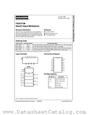 74ACT158CW datasheet pdf Fairchild Semiconductor