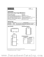 74ACTQ153CW datasheet pdf Fairchild Semiconductor
