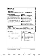 74ACTQ16543CW datasheet pdf Fairchild Semiconductor