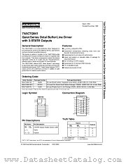 74ACTQ541CW datasheet pdf Fairchild Semiconductor