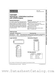 74ACTQ827CW datasheet pdf Fairchild Semiconductor