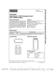 74ACTQ841CW datasheet pdf Fairchild Semiconductor