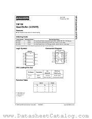 74F125CW datasheet pdf Fairchild Semiconductor