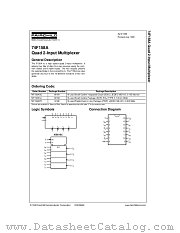 74F158ASJX datasheet pdf Fairchild Semiconductor