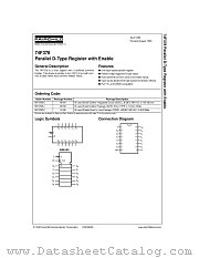 74F378SJX datasheet pdf Fairchild Semiconductor