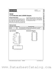 74F537SCX datasheet pdf Fairchild Semiconductor