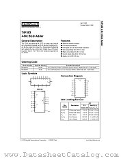 74F583SCX datasheet pdf Fairchild Semiconductor