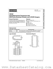 74F657SCX datasheet pdf Fairchild Semiconductor
