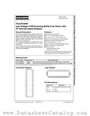 74LCX16240CW datasheet pdf Fairchild Semiconductor