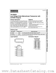74LVQ245MSA datasheet pdf Fairchild Semiconductor