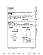 74LVQ373MSA datasheet pdf Fairchild Semiconductor