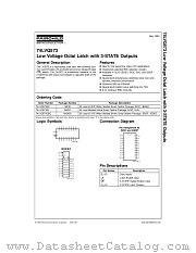 74LVQ573MSA datasheet pdf Fairchild Semiconductor